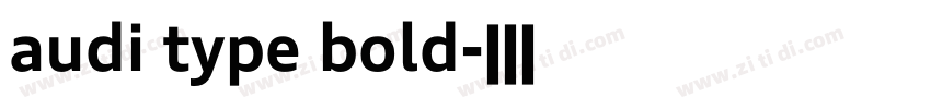 audi type bold字体转换